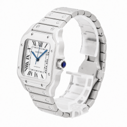 Cartier Santos Medium Size WSSA0029 White Dial Watch